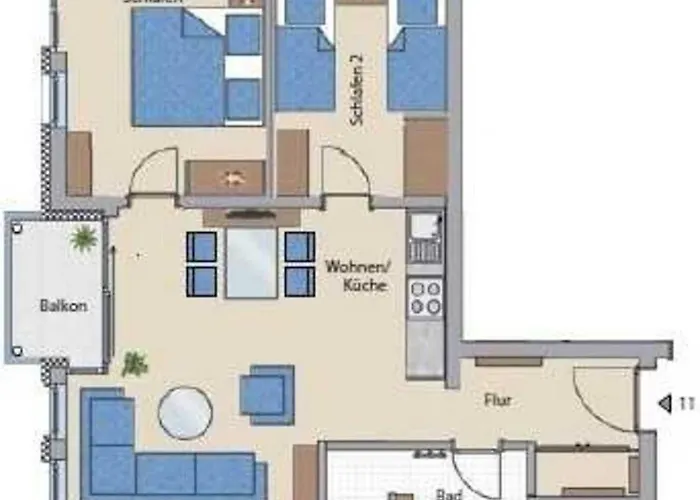 Villa Poseidon - 90487 Apartamento Binz
